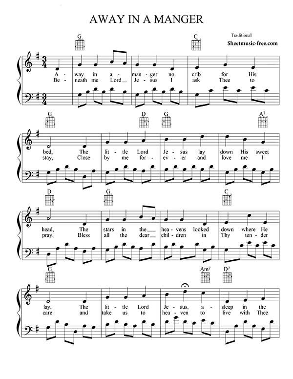 Away-In-A-Manger-Sheet-Music-Christmas-Piano-Sheet-Music-Free-Download-pdf