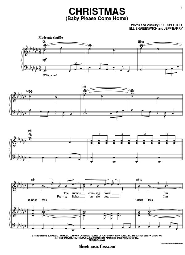 Download Baby Please Come Home Sheet Music Michael Buble Download