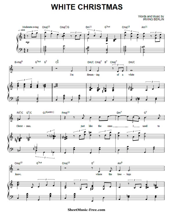 Download White Christmas Sheet Music Michael Buble Version – Download