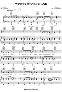 Download Winter Wonderland Sheet Music – Download