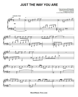 Just The Way You Are Sheet Music PDF The Piano Guys