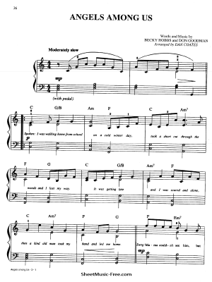 Download Angels Among Us Sheet Music Alabama