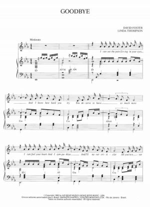 Download Goodbye Sheet Music Air Supply