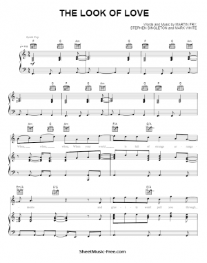 Download The Look of Love Sheet Music ABC