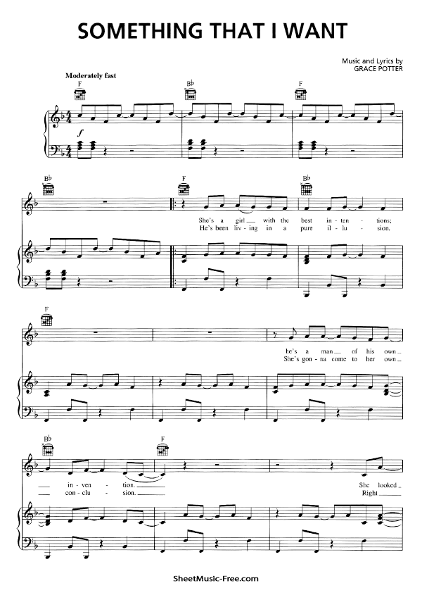 Something That I Want Sheet Music PDF from Tangled Free Download