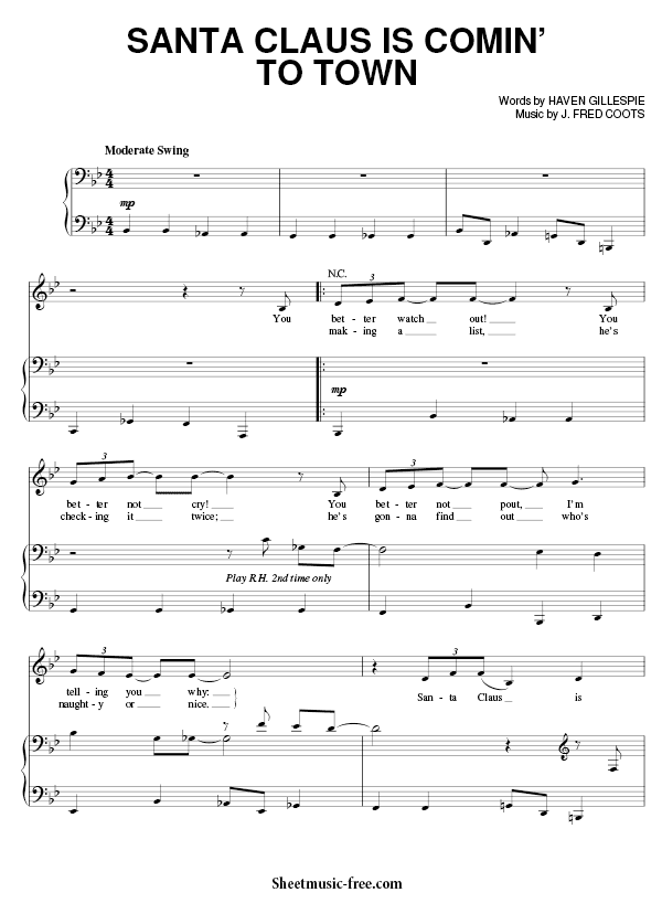 Michael Buble Sheet Music | ♪ SHEETMUSIC-FREE.COM