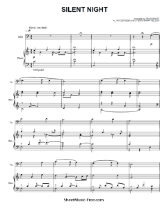 Silent Night Sheet Music The Piano Guys - ♪ SHEETMUSIC-FREE.COM