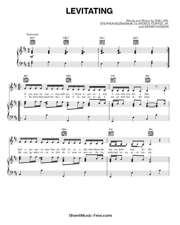 Levitating Sheet Music PDF Dua Lipa Free Download Piano Sheet Music by Dua Lipa. Levitating Piano Sheet Music Levitating Music Notes Levitating Music Score