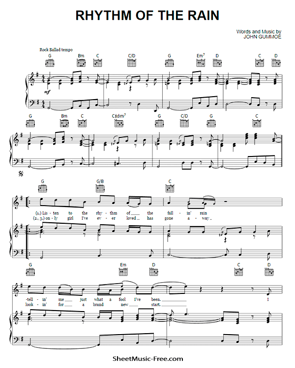 Rhythm Of The Rain Sheet Music Dan Fogelberg PDF Free Download Piano Sheet Music by Dan Fogelberg. Rhythm Of The Rain Piano Sheet Music Rhythm Of The Rain Music Notes Rhythm Of The Rain Music Score