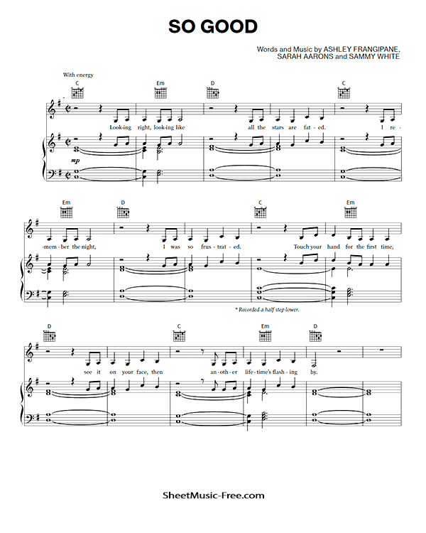 So Good Sheet Music Halsey PDF Free Download Piano Sheet Music by Halsey. So Good Piano Sheet Music So Good Music Notes So Good Music Score