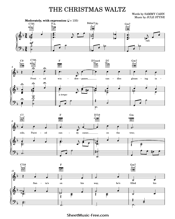 The Christmas Waltz Sheet Music Frank Sinatra PDF Free Download Piano Sheet Music by Frank Sinatra. The Christmas Waltz Piano Sheet Music The Christmas Waltz Music Notes The Christmas Waltz Music Score