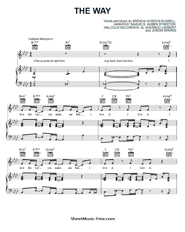 The Way Sheet Music Ariana Grande PDF Free Download Piano Sheet Music by Ariana Grande. The Way Piano Sheet Music The Way Music Notes The Way Music Score