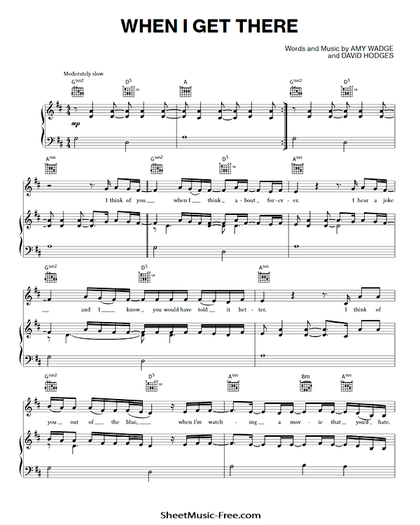 Download When I Get There Sheet Music PDF Pink