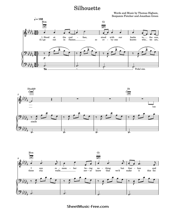 Silhouette Sheet Music Aquilo PDF Free Download Piano Sheet Music by Aquilo. Silhouette Piano Sheet Music Silhouette Music Notes Silhouette Music Score